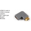 TR-10-020 HDMI A male to HDMI A female adaptor,90°angle type