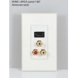 TR-10-084 HDMI+3RCA panel 180°American-style