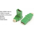 TR-13-003-4 Mini HDMI male to HDMI A female adaptor,swing type