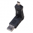 USB AM to Mini 5P 270 Degree Adapter