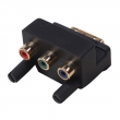 DVI 24+1 Male to 3RCA Adaptor