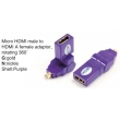 TR-13-002-7 Micro HDMI male to HDMI A female adaptor,rotating 360°