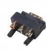 DVI 24+1 Male to 3RCA Adaptor