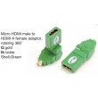 TR-13-002-5 Micro HDMI male to HDMI A female adaptor,rotating 360°