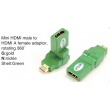 TR-13-004-5 Mini HDMI male to HDMI A female adaptor,rotating 360°