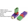 TR-13-006-8 HDMI A male to HDMI A female adaptor,rotating 360°