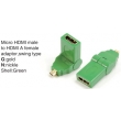 TR-13-001-4 Micro HDMI male to HDMI A female adaptor,swing type