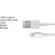 USB A male to Iphone 8pin male cable