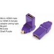 TR-13-001-6 Micro HDMI male to HDMI A female adaptor,swing type