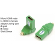 TR-13-001-5 Micro HDMI male to HDMI A female adaptor,swing type