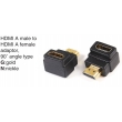 TR-10-019 HDMI A male to HDMI A female adaptor,90°angle type