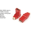 TR-13-003-2 Mini HDMI male to HDMI A female adaptor,swing type