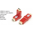 TR-13-010-3 HDMI A male to HDMI A female adaptor,swing type