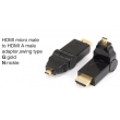 TR-12-001 HDMI mini male to HDMI A female adaptor,swing type